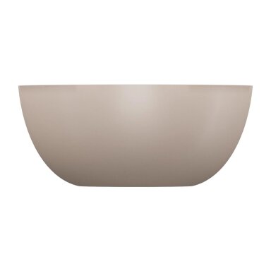 Matinės smėlio kopos spalvos pastatomas ant stalviršio praustuvas Omnires SHELL M+ SHELL350UNDB 35 cm