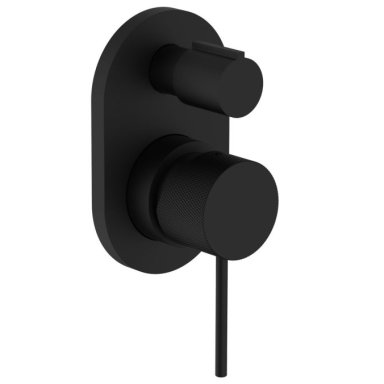Matt Black spalvos potinkinė dušo sistema Teorema LAB 3.0
