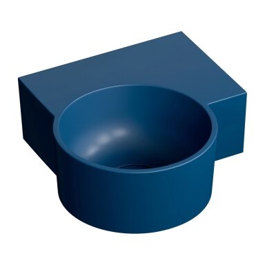 Matt midnight blue spalvos pakabinamas/pastatomas ant stalviršio praustuvas Omnires OVO M+ 33 x 34 cm (dešinė) Matt midnight blue spalvos pakabinamas/pastatomas ant stalviršio praustuvas Omnires OVO M+ 33 x 34 cm (dešinė)