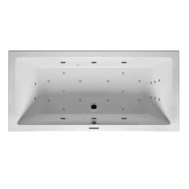 Masažinė vonia RIHO Lusso 180x80 cm Joy 6+6+2/14+šviesos terapija, BLUETOOTH, balta 2 Masažinė vonia RIHO Lusso 180x80 cm Joy 6+6+2/14+šviesos terapija, BLUETOOTH, balta 2