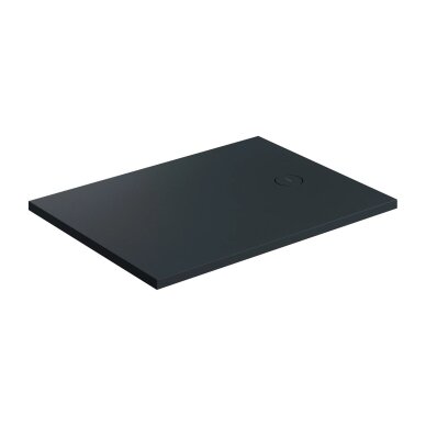 Matt black lava spalvos dušo padėklas Omnires AQUAROCK M+ (dydžių pasirinkimas) 1 Matt black lava spalvos dušo padėklas Omnires AQUAROCK M+ (dydžių pasirinkimas) 1