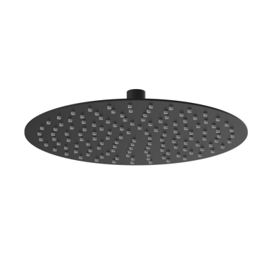 Matt black spalvos potinkinė dušo sistema Teorema LAB 3.0 su 30 cm skersmens dušo galva 2
