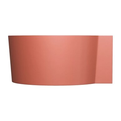 Matt terracotta spalvos apvali kampinė lieto akmens vonia Omnires OVO M+ 120 x 120 cm 2 Matt terracotta spalvos apvali kampinė lieto akmens vonia Omnires OVO M+ 120 x 120 cm 2