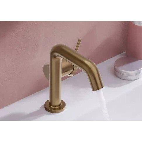 Maišytuvas praustuvui Hansgrohe TECTURIS S be dugno vožtuvo, bronza 1 Maišytuvas praustuvui Hansgrohe TECTURIS S be dugno vožtuvo, bronza 1