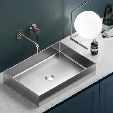 Metalinis praustuvas Karag Saturn 550x380x100mm brushed steel Metalinis praustuvas Karag Saturn 550x380x100mm brushed steel
