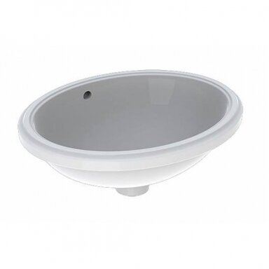 Montuojamas iš apačios ovalus praustuvas Geberit Variform 42cm Montuojamas iš apačios ovalus praustuvas Geberit Variform 42cm