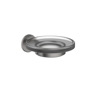 Muilinė su laikikliu iš sienos Teorema ABT (brushed nickel/stiklas) Muilinė su laikikliu iš sienos Teorema ABT (brushed nickel/stiklas)