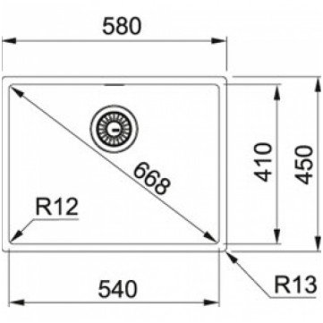Nerūdijančio plieno plautuvė Franke BOX BXX 210/110-54 2 Nerūdijančio plieno plautuvė Franke BOX BXX 210/110-54 2