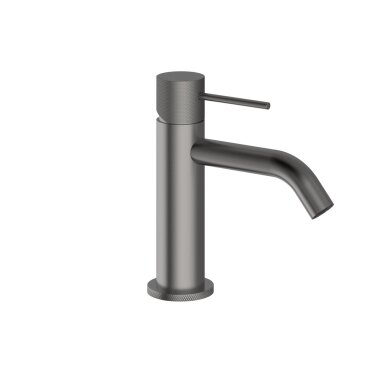 Brushed nickel spalvos praustuvo maišytuvas Teorema LAB 3.0 su dugno vožtuvu Brushed nickel spalvos praustuvo maišytuvas Teorema LAB 3.0 su dugno vožtuvu