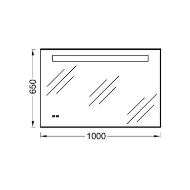 Nerasojantis Kohler veidrodis 100x65 cm su LED un laikrodžiu IP 44 Nerasojantis Kohler veidrodis 100x65 cm su LED un laikrodžiu IP 44
