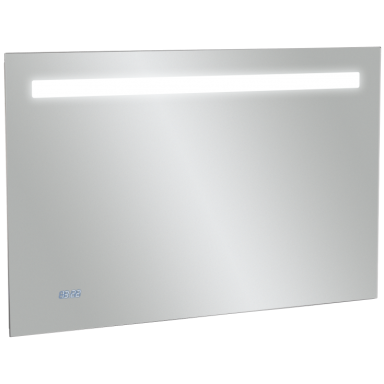 Nerasojantis Kohler veidrodis 100x65 cm su LED un laikrodžiu IP 44 Nerasojantis Kohler veidrodis 100x65 cm su LED un laikrodžiu IP 44