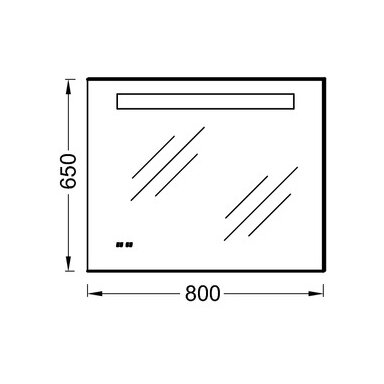 Nerasojantis Kohler veidrodis 80x65 cm su LED un laikrodžiu IP 44 Nerasojantis Kohler veidrodis 80x65 cm su LED un laikrodžiu IP 44