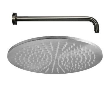 Nerūdijančio plieno spalvos dušo galva su laikikliu Paffoni Brushed Nickel Nerūdijančio plieno spalvos dušo galva su laikikliu Paffoni Brushed Nickel