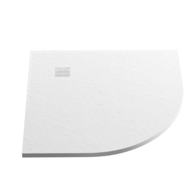 New Trendy Mori akmens masės dušo padėklas su natūralaus akmens struktūra, baltos spalvos, 90x90x3cm 1 New Trendy Mori akmens masės dušo padėklas su natūralaus akmens struktūra, baltos spalvos, 90x90x3cm 1
