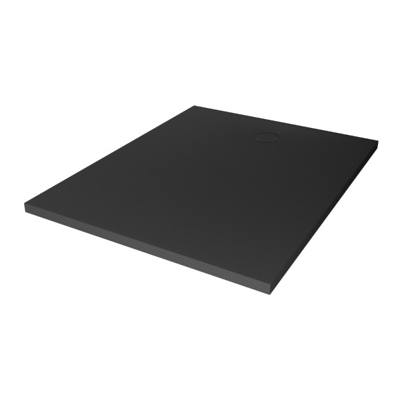 New Trendy „Nex Shade“ akmens masės dušo padėklas, stačiakampis, antracito spalvos, pasirenkamas dydis 1