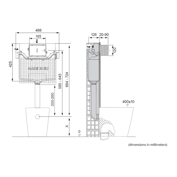 OLI 120 PLUS DIRECT potinkinis bakelis, pneumatinis 1 OLI 120 PLUS DIRECT potinkinis bakelis, pneumatinis 1