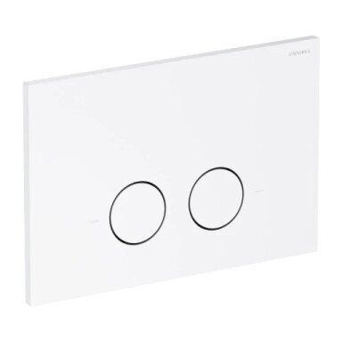Omnires STRONGFRAME potinkinis rėmas su ECO nuleidimo sistema ir plieniniu mygtuku R45, baltas matinis Omnires STRONGFRAME potinkinis rėmas su ECO nuleidimo sistema ir plieniniu mygtuku R45, baltas matinis