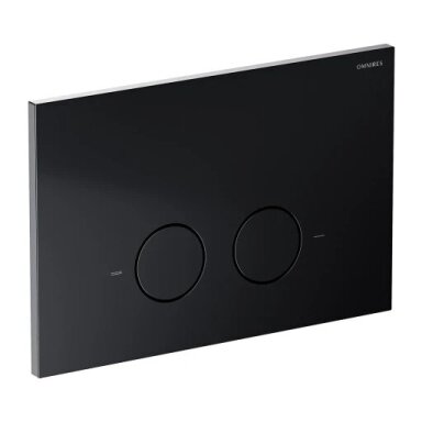Omnires STRONGFRAME potinkinis rėmas su ECO nuleidimo sistema ir plieniniu mygtuku R45, juoda matinė Omnires STRONGFRAME potinkinis rėmas su ECO nuleidimo sistema ir plieniniu mygtuku R45, juoda matinė
