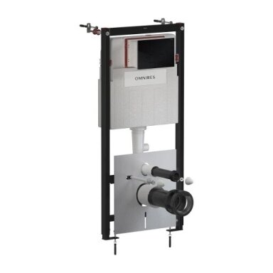 Omnires STRONGFRAME potinkinis rėmas su ECO nuleidimo sistema ir plieniniu mygtuku R45, pusiau juoda matinė Omnires STRONGFRAME potinkinis rėmas su ECO nuleidimo sistema ir plieniniu mygtuku R45, pusiau juoda matinė