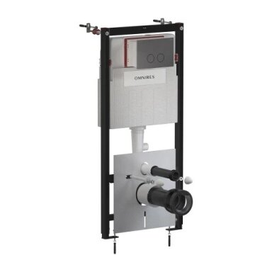 Omnires STRONGFRAME potinkinis rėmas su ECO nuleidimo sistema ir plieniniu mygtuku R45, šlifuotas antracitas Omnires STRONGFRAME potinkinis rėmas su ECO nuleidimo sistema ir plieniniu mygtuku R45, šlifuotas antracitas