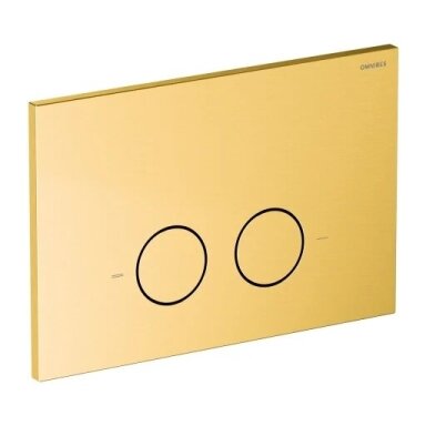 Omnires STRONGFRAME potinkinis rėmas su ECO nuleidimo sistema ir plieniniu mygtuku R45, šlifuotas auksas Omnires STRONGFRAME potinkinis rėmas su ECO nuleidimo sistema ir plieniniu mygtuku R45, šlifuotas auksas
