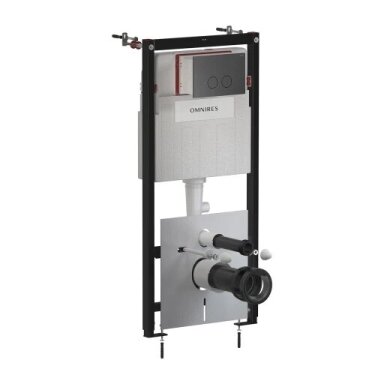 Omnires STRONGFRAME potinkinis rėmas su ECO nuleidimo sistema ir plieniniu mygtuku R45, šlifuotas grafitas Omnires STRONGFRAME potinkinis rėmas su ECO nuleidimo sistema ir plieniniu mygtuku R45, šlifuotas grafitas