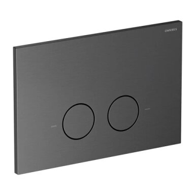 Omnires STRONGFRAME potinkinis rėmas su ECO nuleidimo sistema ir plieniniu mygtuku R45, šlifuotas grafitas Omnires STRONGFRAME potinkinis rėmas su ECO nuleidimo sistema ir plieniniu mygtuku R45, šlifuotas grafitas
