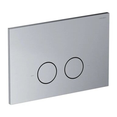 Omnires STRONGFRAME potinkinis rėmas su ECO nuleidimo sistema ir plieniniu mygtuku R45, šlifuotas nikelis Omnires STRONGFRAME potinkinis rėmas su ECO nuleidimo sistema ir plieniniu mygtuku R45, šlifuotas nikelis
