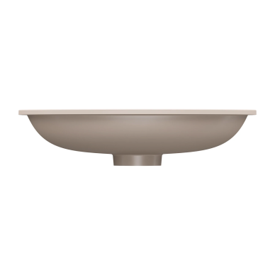 Omnires iš apačios montuojamas praustuvas Shell M+ 54x34cm, matinė smėlio spalva 2 Omnires iš apačios montuojamas praustuvas Shell M+ 54x34cm, matinė smėlio spalva 2