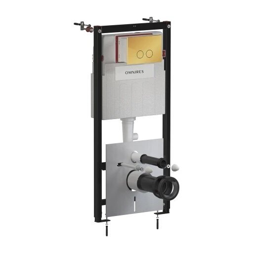 Omnires STRONGFRAME potinkinis rėmas su ECO nuleidimo sistema ir plieniniu PVD mygtuku R45, poliruotas auksas Omnires STRONGFRAME potinkinis rėmas su ECO nuleidimo sistema ir plieniniu PVD mygtuku R45, poliruotas auksas