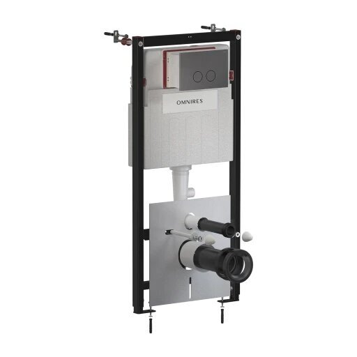 Omnires STRONGFRAME potinkinis rėmas su ECO nuleidimo sistema ir plieniniu mygtuku R45, šlifuotas antracitas Omnires STRONGFRAME potinkinis rėmas su ECO nuleidimo sistema ir plieniniu mygtuku R45, šlifuotas antracitas