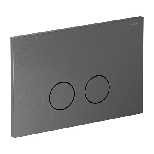 Omnires STRONGFRAME potinkinis rėmas su ECO nuleidimo sistema ir plieniniu mygtuku R45, šlifuotas antracitas 1 Omnires STRONGFRAME potinkinis rėmas su ECO nuleidimo sistema ir plieniniu mygtuku R45, šlifuotas antracitas 1