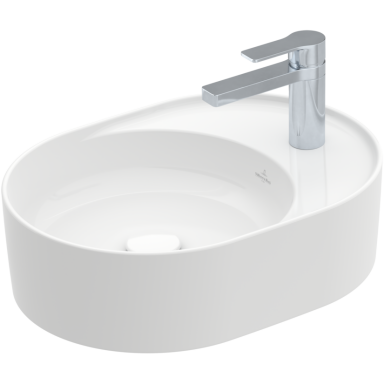 Ovalus pastatomas ant stalviršio praustuvas Villeroy&Boch Collaro 51x38cm (su CeramicPlus danga) Ovalus pastatomas ant stalviršio praustuvas Villeroy&Boch Collaro 51x38cm (su CeramicPlus danga)