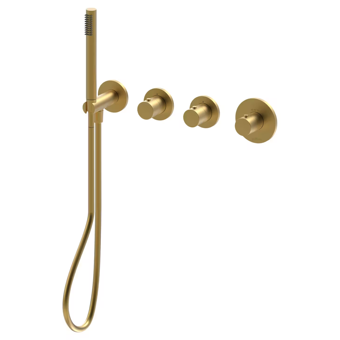 Paffoni potinkinė termostatinė, 2 funkcijų dušo/vonios sistema, Brushed Honey Gold spalva 2 Paffoni potinkinė termostatinė, 2 funkcijų dušo/vonios sistema, Brushed Honey Gold spalva 2