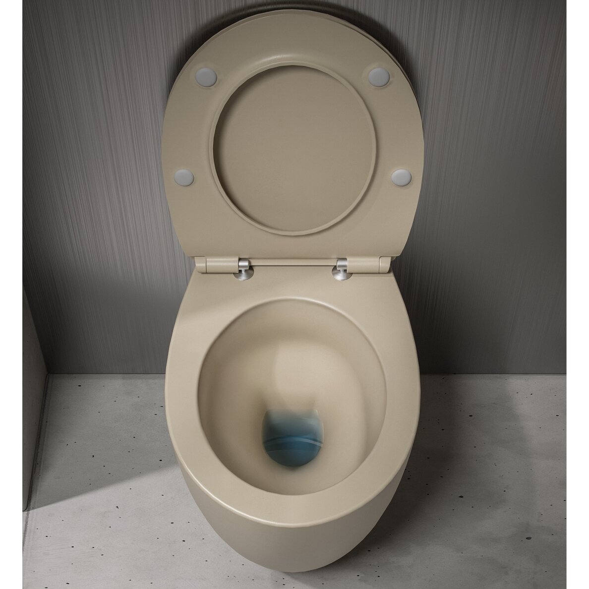 Pakabinamas klozetas Hatria Planeta Pure Vortex su Slim Soft close dangčiu, spalvų pasirinkimas 7