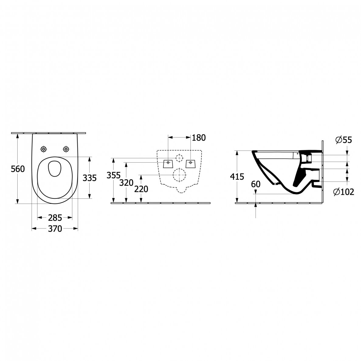 Pakabinamas WC komplektas Villeroy & Boch Subway 3.0 Twist-Flush C+ danga, pilkas mygtukas 5 Pakabinamas WC komplektas Villeroy & Boch Subway 3.0 Twist-Flush C+ danga, pilkas mygtukas 5