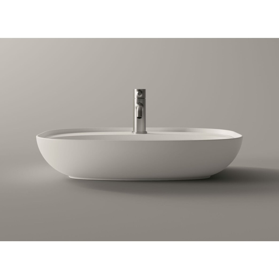 Pastatomas ant stalviršio praustuvas Alice Ceramica Lavabo Form Ovale 60x45 (BE GAMYKLINĖS PAKUOTĖS, SU MAŽU DEFEKTU) NR. 3 Pastatomas ant stalviršio praustuvas Alice Ceramica Lavabo Form Ovale 60x45 (BE GAMYKLINĖS PAKUOTĖS, SU MAŽU DEFEKTU) NR. 3