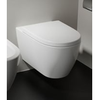Pakabinamas unitazas I.Life O su HydroTwist nuplovimu ir soft close dangčiu