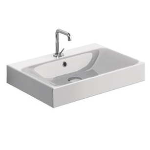 Pakabinamas arba pastatomas praustuvas Kerasan Cento 60×45 cm 1
