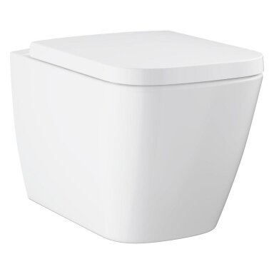 Pakabinamas klozetas GROHE BauEdge Ceramic Rimless su sėdyne ir softclosing dangčiu Pakabinamas klozetas GROHE BauEdge Ceramic Rimless su sėdyne ir softclosing dangčiu