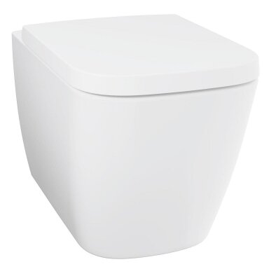 Pakabinamas klozetas GROHE BauEdge Ceramic Rimless su sėdyne ir softclosing dangčiu Pakabinamas klozetas GROHE BauEdge Ceramic Rimless su sėdyne ir softclosing dangčiu