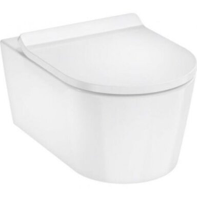 Pakabinamas klozetas Hansgrohe ELUPURA S AQUAHELIX HYE su Soft Close dangčiu Pakabinamas klozetas Hansgrohe ELUPURA S AQUAHELIX HYE su Soft Close dangčiu