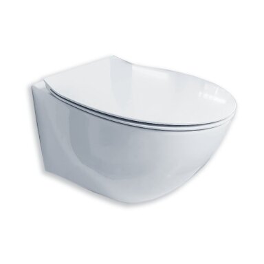 Pakabinamas klozetas Hatria Planeta Pure Vortex su Slim Soft close dangčiu, spalvų pasirinkimas Pakabinamas klozetas Hatria Planeta Pure Vortex su Slim Soft close dangčiu, spalvų pasirinkimas