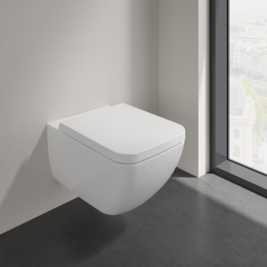 Pakabinamas klozetas Villeroy&Boch Collaro direct-flush su soft-close dangčiu Pakabinamas klozetas Villeroy&Boch Collaro direct-flush su soft-close dangčiu