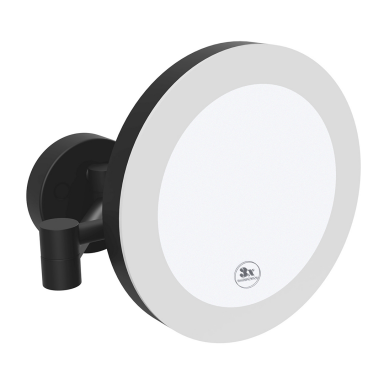 Pakabinamas kosmetinis veidrodis su LED apšvietimu Bemeta Dark 116101770 Pakabinamas kosmetinis veidrodis su LED apšvietimu Bemeta Dark 116101770