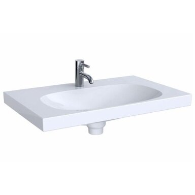 Pakabinamas praustuvas Geberit Acanto su paslėptu persipylimu 75x48,2cm Pakabinamas praustuvas Geberit Acanto su paslėptu persipylimu 75x48,2cm