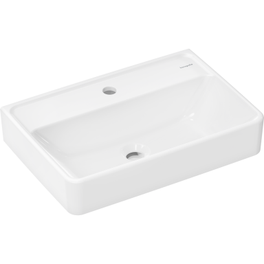 Pakabinamas praustuvas Hansgrohe Xanuia Q su skyle maišytuvui Q 60 x 48 cm Pakabinamas praustuvas Hansgrohe Xanuia Q su skyle maišytuvui Q 60 x 48 cm