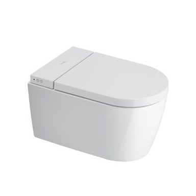 Pakabinamas unitazas Duravit SensoWash Starck F lite Compact Rimless su bidė funkcija, su DuraShield danga, su lėtai užsidarančiu dangčiu Pakabinamas unitazas Duravit SensoWash Starck F lite Compact Rimless su bidė funkcija, su DuraShield danga, su lėtai užsidarančiu dangčiu