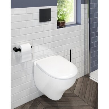 Pakabinamas unitazas Gustavsberg Nautic 1530, GB1115300R1040, su Hygienic Flush funkcija, su softclose dangčiu