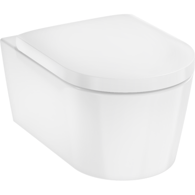 Pakabinamo WC unitazo Hansgrohe EluPura S su AquaHelix Flush nuleidimu, HygieneEffect danga ir dangčio su SoftClose+ QuickRelease komplektas Pakabinamo WC unitazo Hansgrohe EluPura S su AquaHelix Flush nuleidimu, HygieneEffect danga ir dangčio su SoftClose+ QuickRelease komplektas